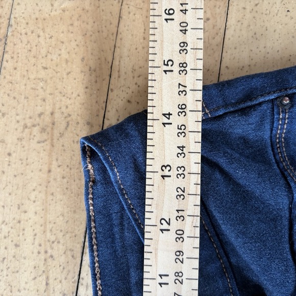 Kensie Jeans Size 8/29 Womens High Rise Dark Blue Jeggings Tapered Leg - Picture 6 of 7